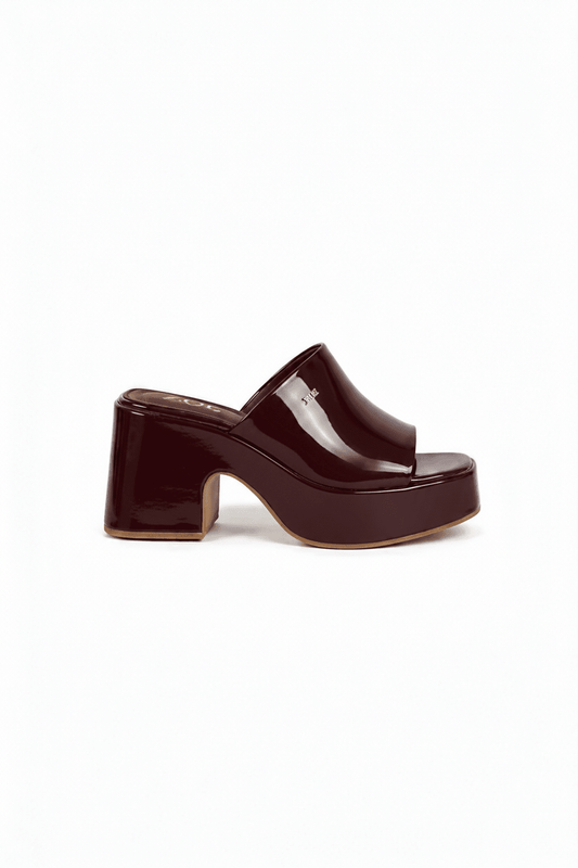 Sandalias Burdeos Charol Plataforma 14918 Ejecutivo de mujer Zoé Brand Costa Rica - ZOÉ BRAND 2026 burgundy sandalias
