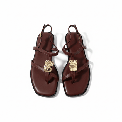 Sandalias Burgundy 15063 Correa Slingback Casual de mujer Zoé Brand Costa Rica - ZOÉ BRAND 2026 burgundy chancletas