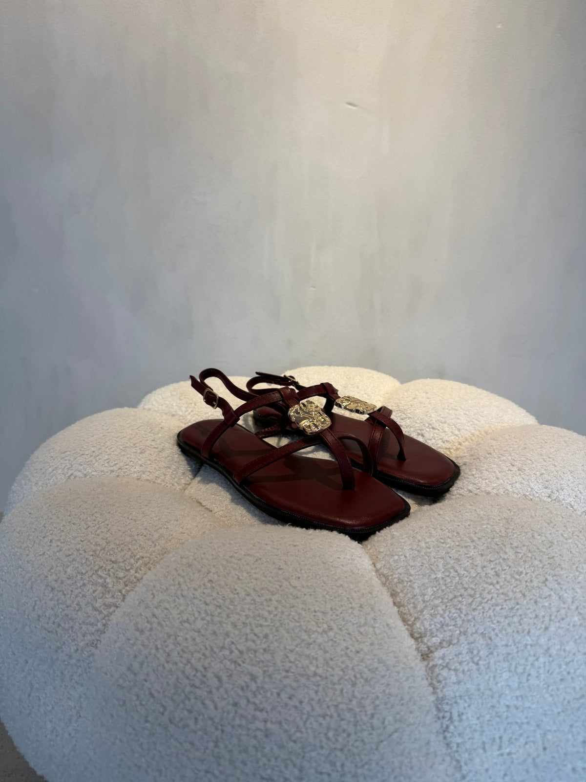 Sandalias Burgundy 15063 Correa Slingback Casual de mujer Zoé Brand Costa Rica - ZOÉ BRAND 2026 burgundy chancletas