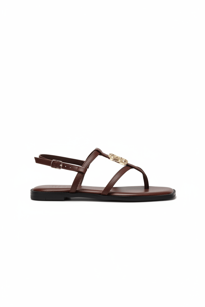 Sandalias Burgundy 15063 Correa Slingback Casual de mujer Zoé Brand Costa Rica - ZOÉ BRAND 2026 burgundy chancletas