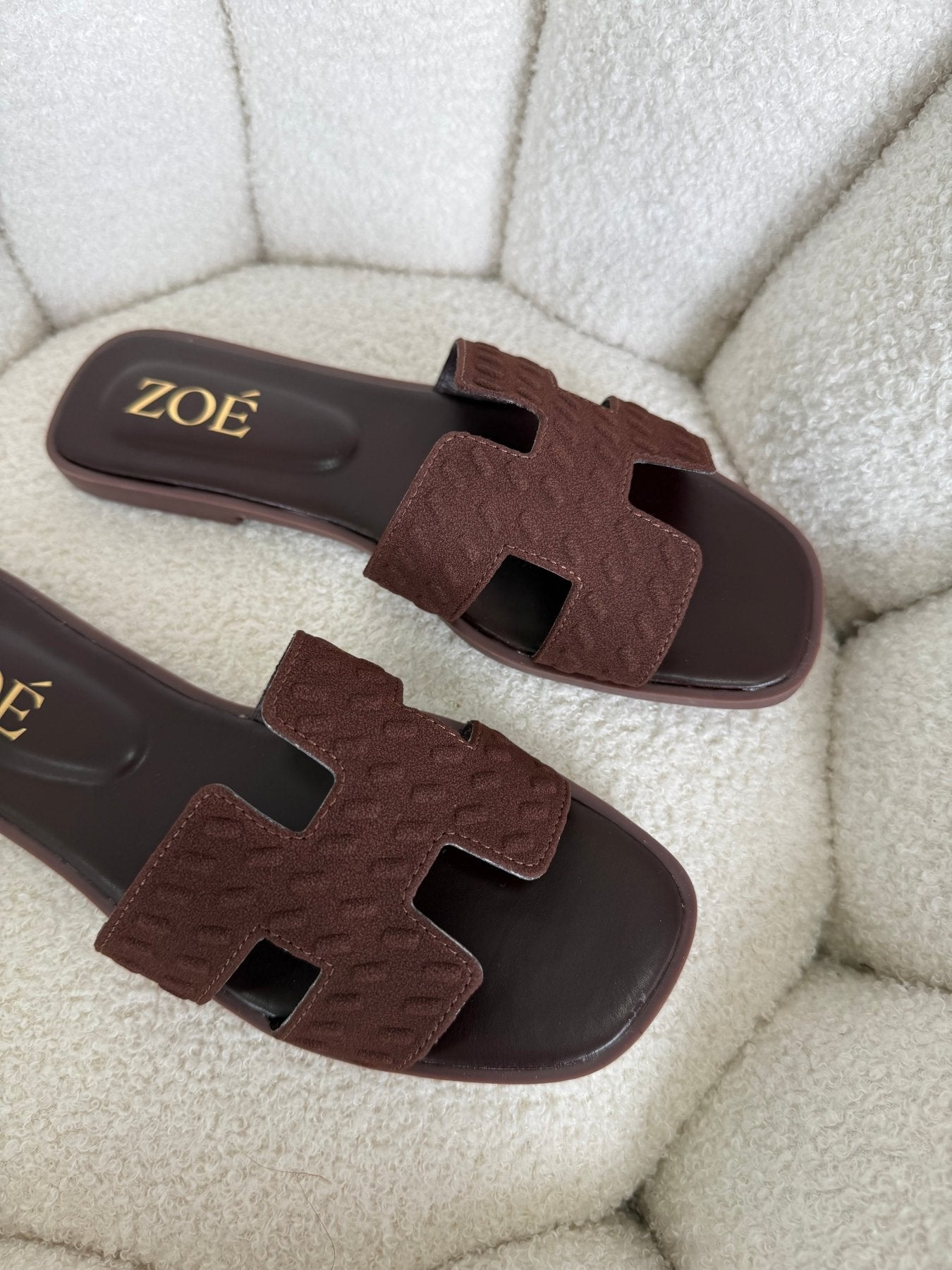 Sandalias Café Gamuza 14944 Flats Casual de mujer Zoé Brand Costa Rica - ZOÉ BRAND 2026 disponible-35 disponible-36