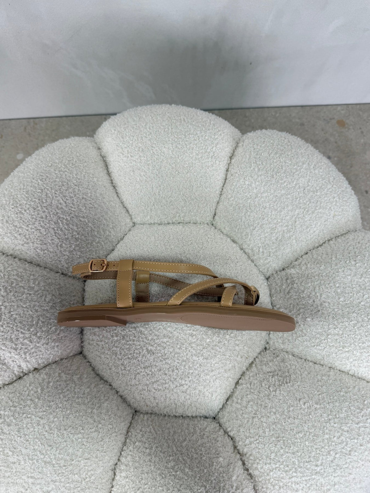 Sandalias Correa 15059 Slingback Casual de mujer Zoé Brand Costa Rica - ZOÉ BRAND 2026 beige chancletas
