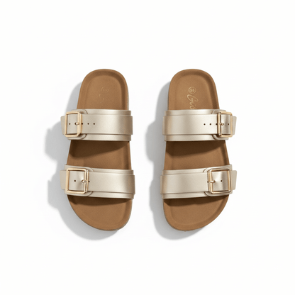 Sandalias Dorado Yute Plataforma 14809 Doble Correa Hebillas Casual de mujer Zoé Brand Costa Rica - ZOÉ BRAND 2026 disponible-35 disponible-36