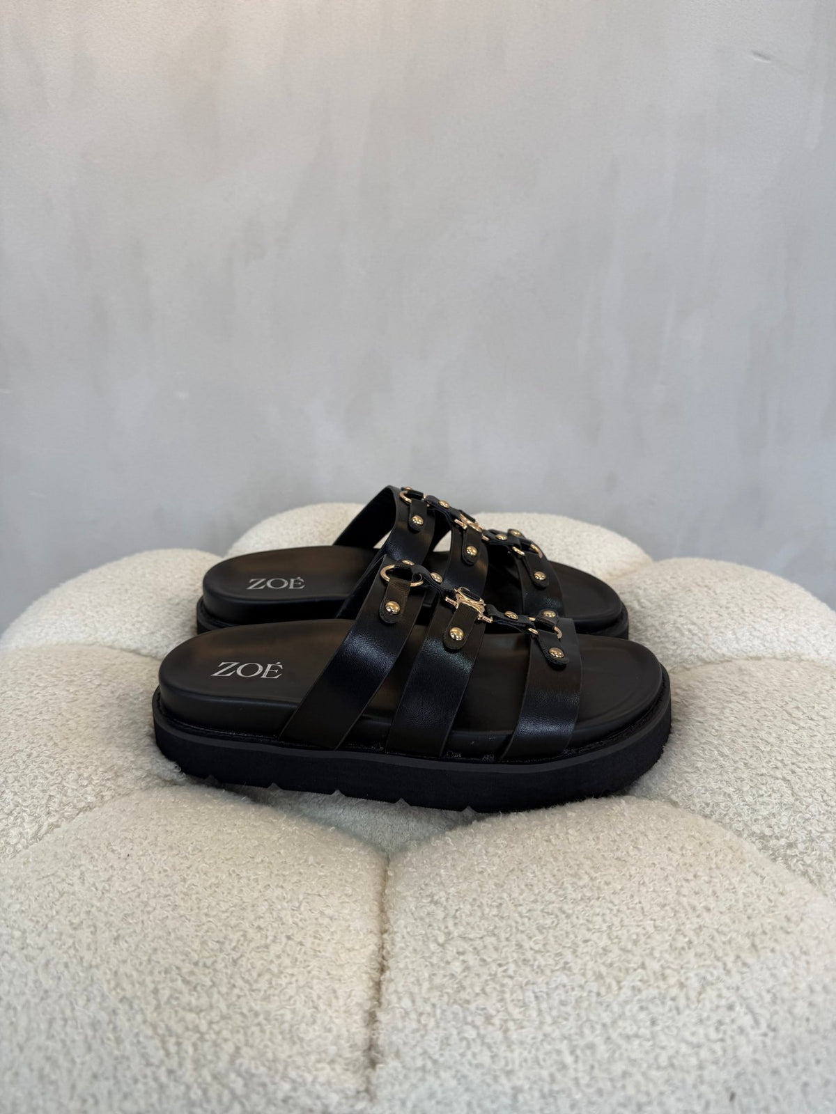 Sandalias Negro 15066 Casual de mujer Zoé Brand Costa Rica - ZOÉ BRAND 2026 BLACK chancletas