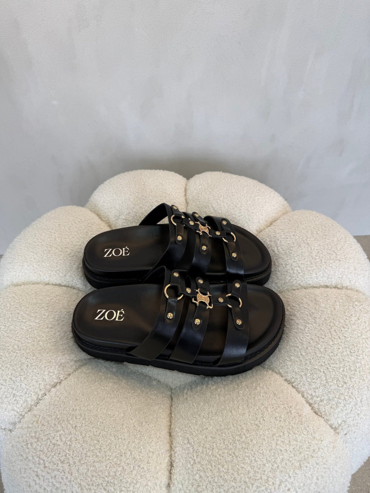 Sandalias Negro 15066 Casual de mujer Zoé Brand Costa Rica - ZOÉ BRAND 2026 BLACK chancletas