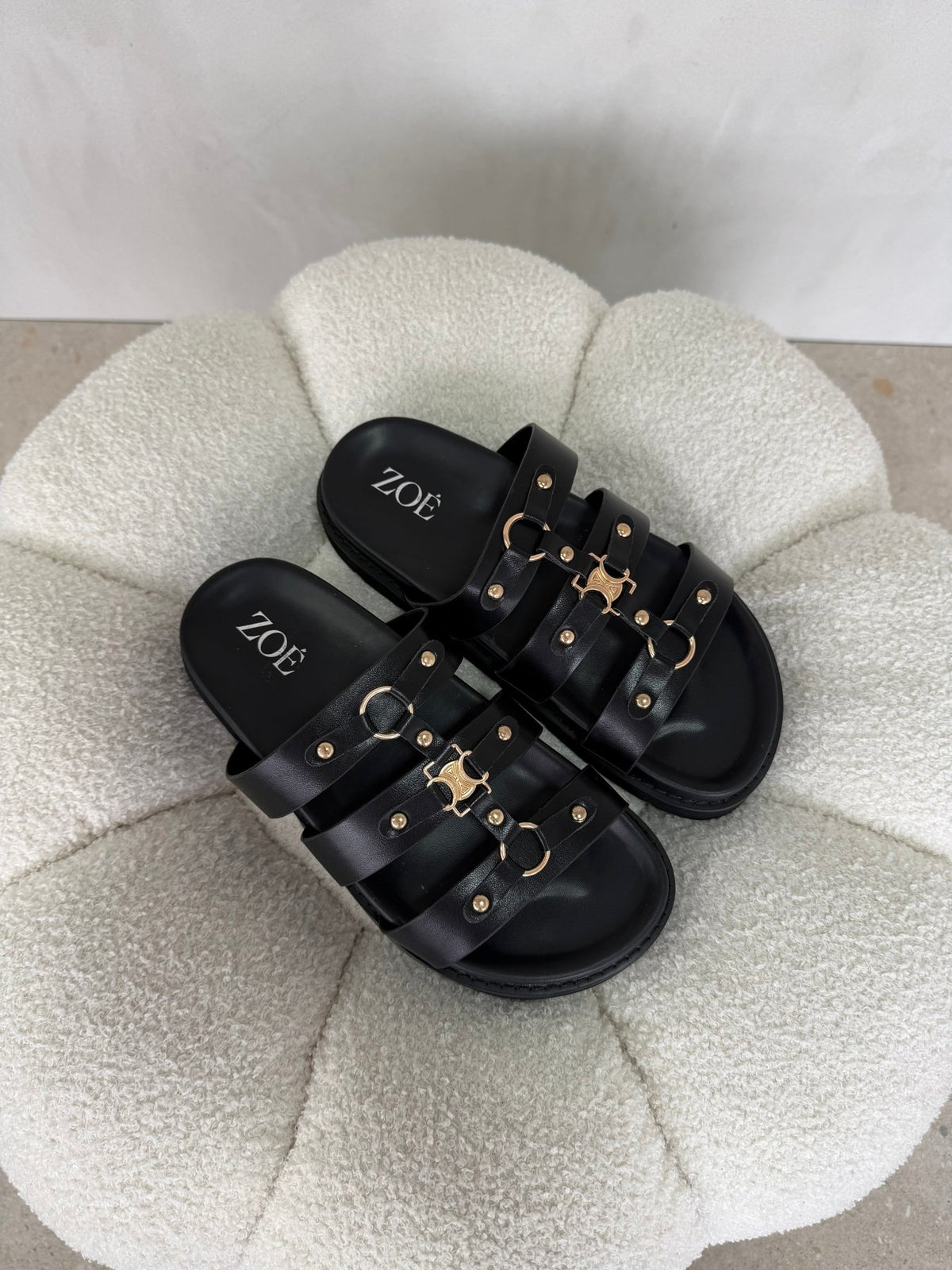 Sandalias Negro 15066 Casual de mujer Zoé Brand Costa Rica - ZOÉ BRAND 2026 BLACK chancletas