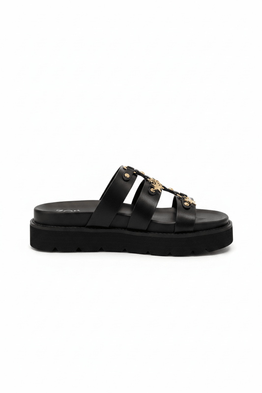 Sandalias Negro 15066 Casual de mujer Zoé Brand Costa Rica - ZOÉ BRAND 2026 BLACK chancletas
