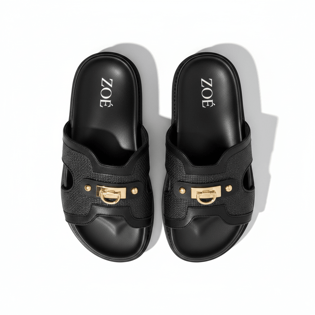 Sandalias Negro 15071 Plataforma Casual de mujer Zoé Brand Costa Rica - ZOÉ BRAND 2026 BLACK chancletas