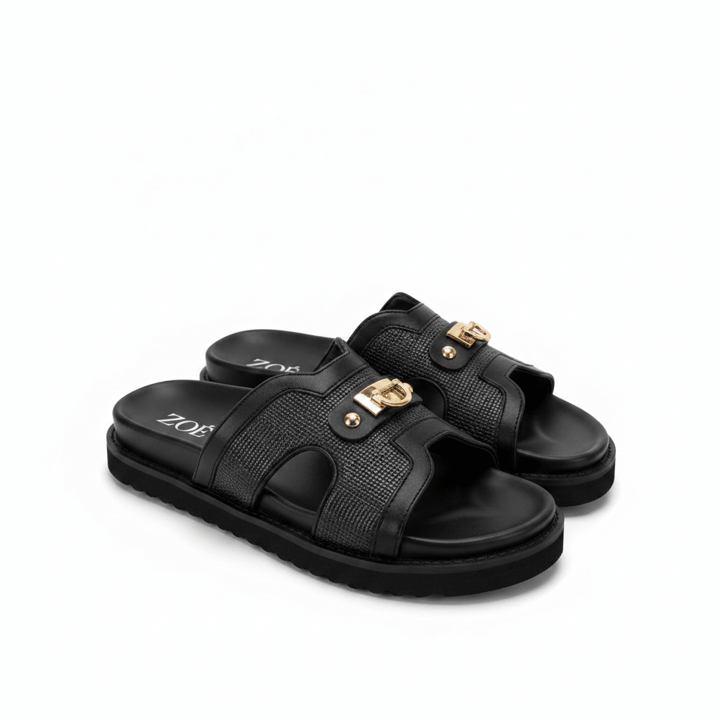 Sandalias Negro 15071 Plataforma Casual de mujer Zoé Brand Costa Rica - ZOÉ BRAND 2026 BLACK chancletas