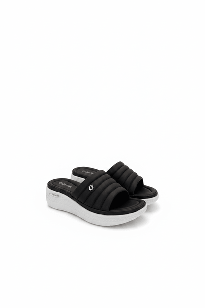 Sandalias Negro 15108 Casual de mujer Costa Rica - ZOÉ BRAND 2026 BLACK chancletas