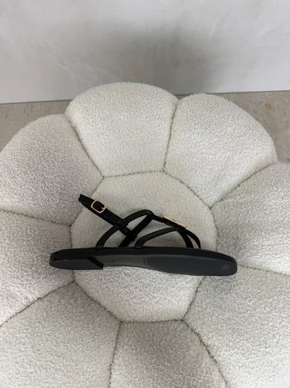 Sandalias Negro Brillos 15061 Correa Slingback Casual de mujer Zoé Brand Costa Rica - ZOÉ BRAND 2026 BLACK chancletas