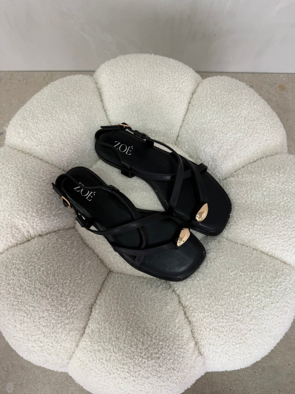 Sandalias Negro Correa 15058 Slingback Casual de mujer Zoé Brand Costa Rica - ZOÉ BRAND 2026 BLACK chancletas