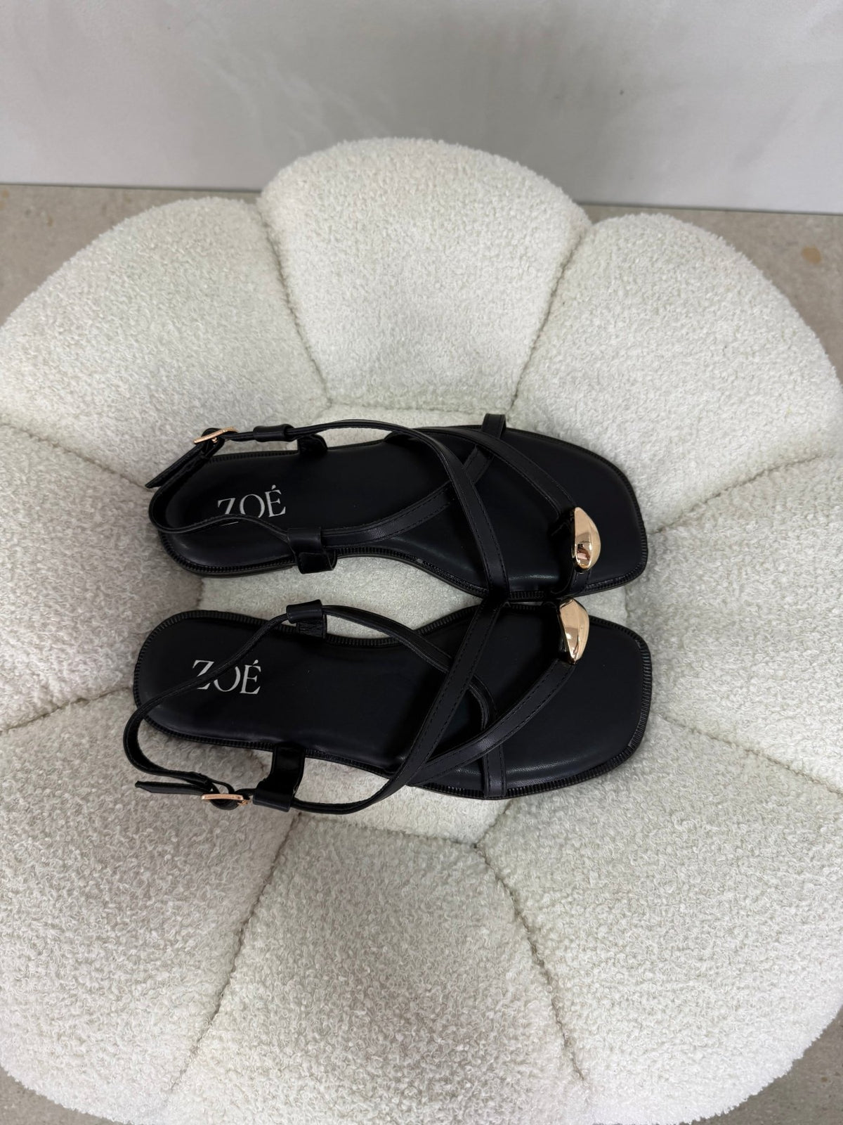 Sandalias Negro Correa 15058 Slingback Casual de mujer Zoé Brand Costa Rica - ZOÉ BRAND 2026 BLACK chancletas