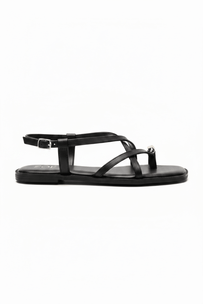 Sandalias Negro Correa 15058 Slingback Casual de mujer Zoé Brand Costa Rica - ZOÉ BRAND 2026 BLACK chancletas