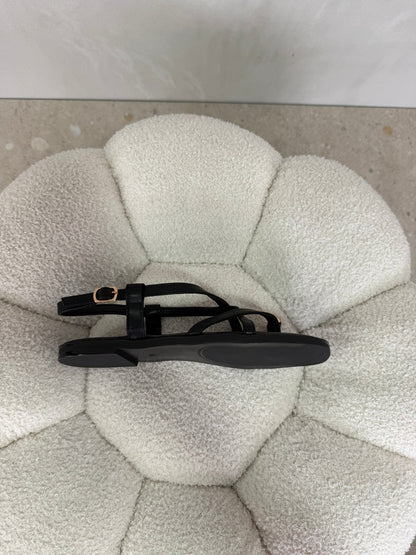 Sandalias Negro Correa 15058 Slingback Casual de mujer Zoé Brand Costa Rica - ZOÉ BRAND 2026 BLACK chancletas