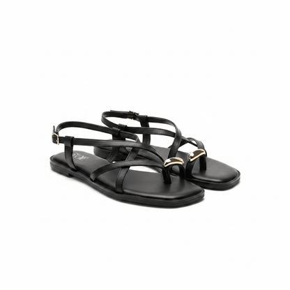 Sandalias Negro Correa 15058 Slingback Casual de mujer Zoé Brand Costa Rica - ZOÉ BRAND 2026 BLACK chancletas