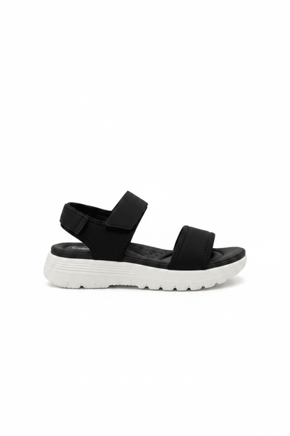 Sandalias Negro Plataforma 15117 Correa Casual de mujer Costa Rica - ZOÉ BRAND 2026 BLACK chancletas