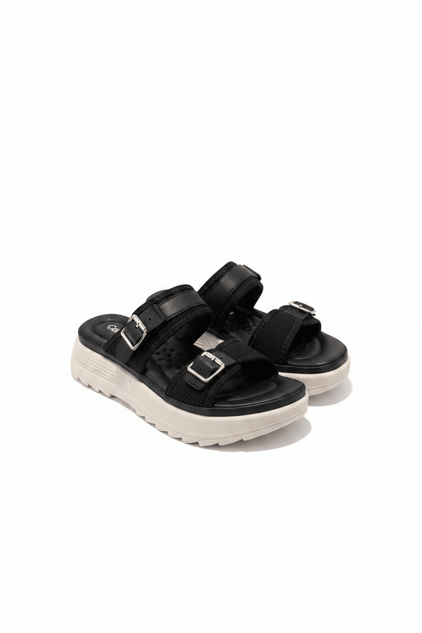 Sandalias Negro Plataforma 15119 Hebilla Correa Casual de mujer Costa Rica - ZOÉ BRAND
