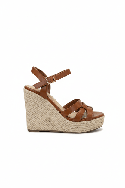 Sandalias Tan Cuña 15137 Hebilla Correa de mujer Costa Rica - ZOÉ BRAND 2026 clásico cuña