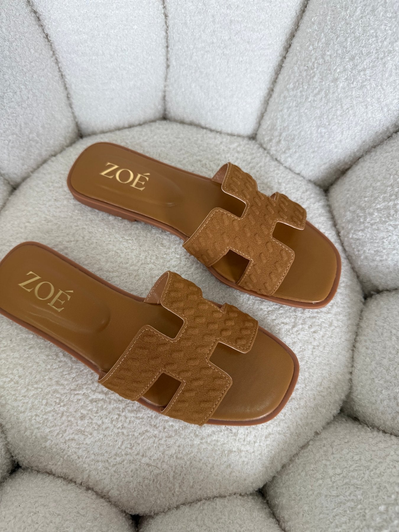 Sandalias Tan Gamuza 14946 Flats Casual de mujer Zoé Brand Costa Rica - ZOÉ BRAND 2026 disponible-35 disponible-36