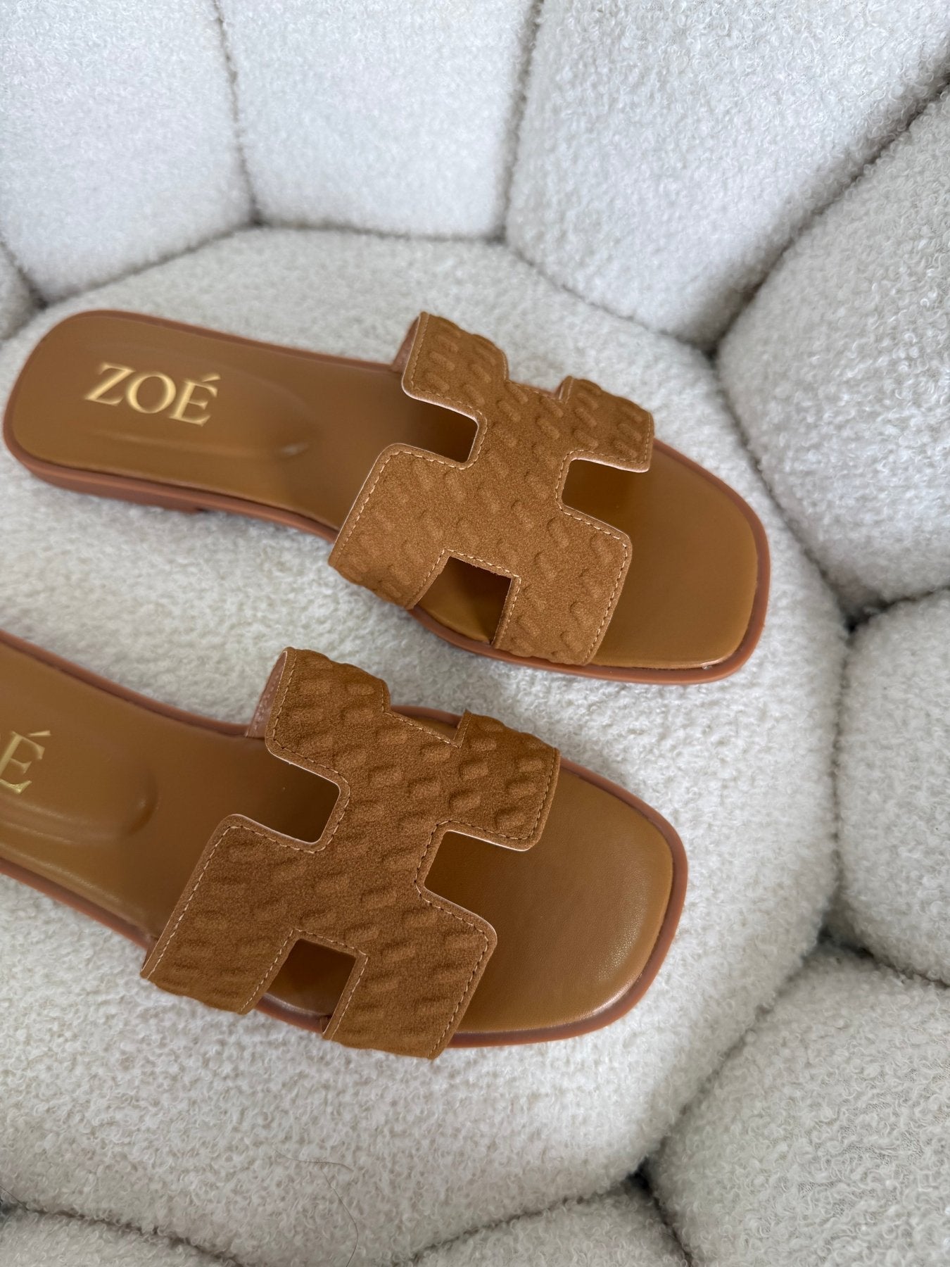 Sandalias Tan Gamuza 14946 Flats Casual de mujer Zoé Brand Costa Rica - ZOÉ BRAND 2026 disponible-35 disponible-36