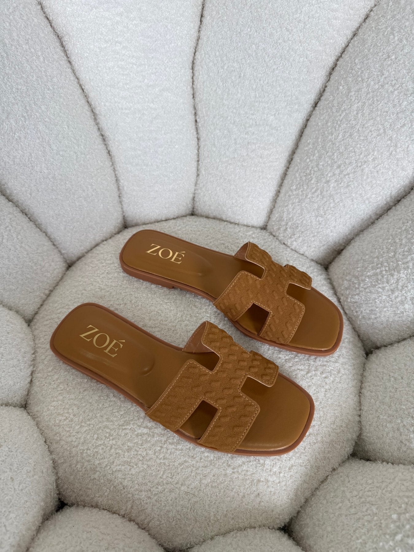 Sandalias Tan Gamuza 14946 Flats Casual de mujer Zoé Brand Costa Rica - ZOÉ BRAND 2026 disponible-35 disponible-36