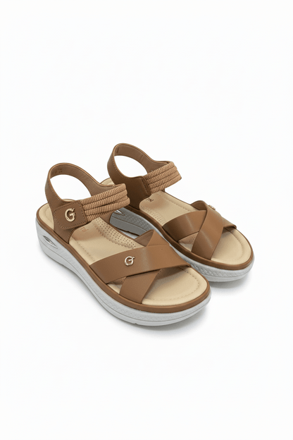 Sandalias Tan Plataforma 15106 Correa Casual de mujer Costa Rica - ZOÉ BRAND 2026 chancletas disponible-35