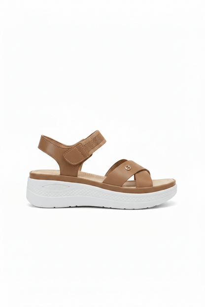 Sandalias Tan Plataforma 15106 Correa Casual de mujer Costa Rica - ZOÉ BRAND 2026 chancletas disponible-35
