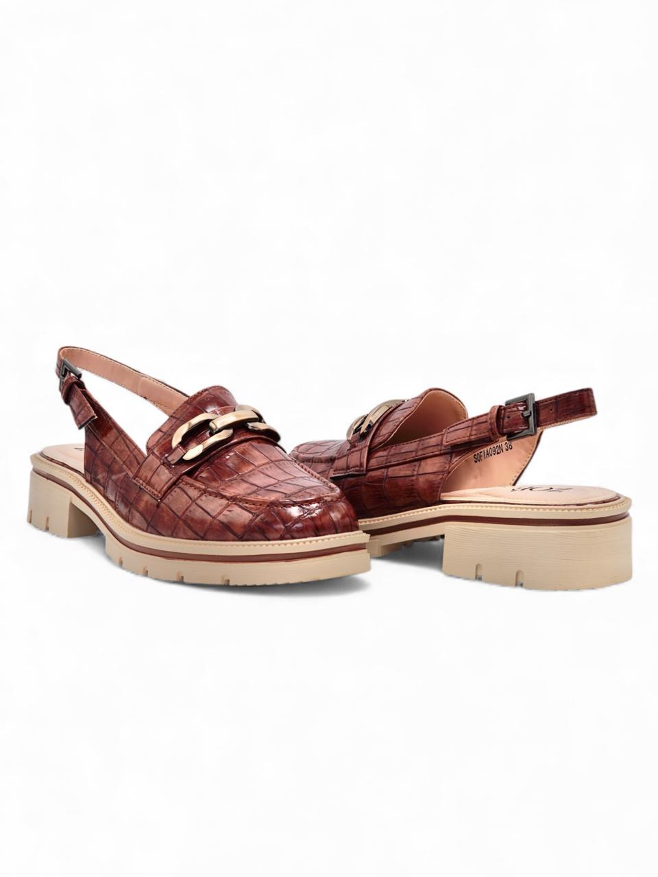 Mocasines Café 14549 Slingback Chunky Casual de mujer Zoé Brand Costa Rica