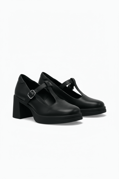 Tacones Negro Plataforma 14512 Mary Jane Hebilla Ejecutivo de mujer Zoé Brand Costa Rica