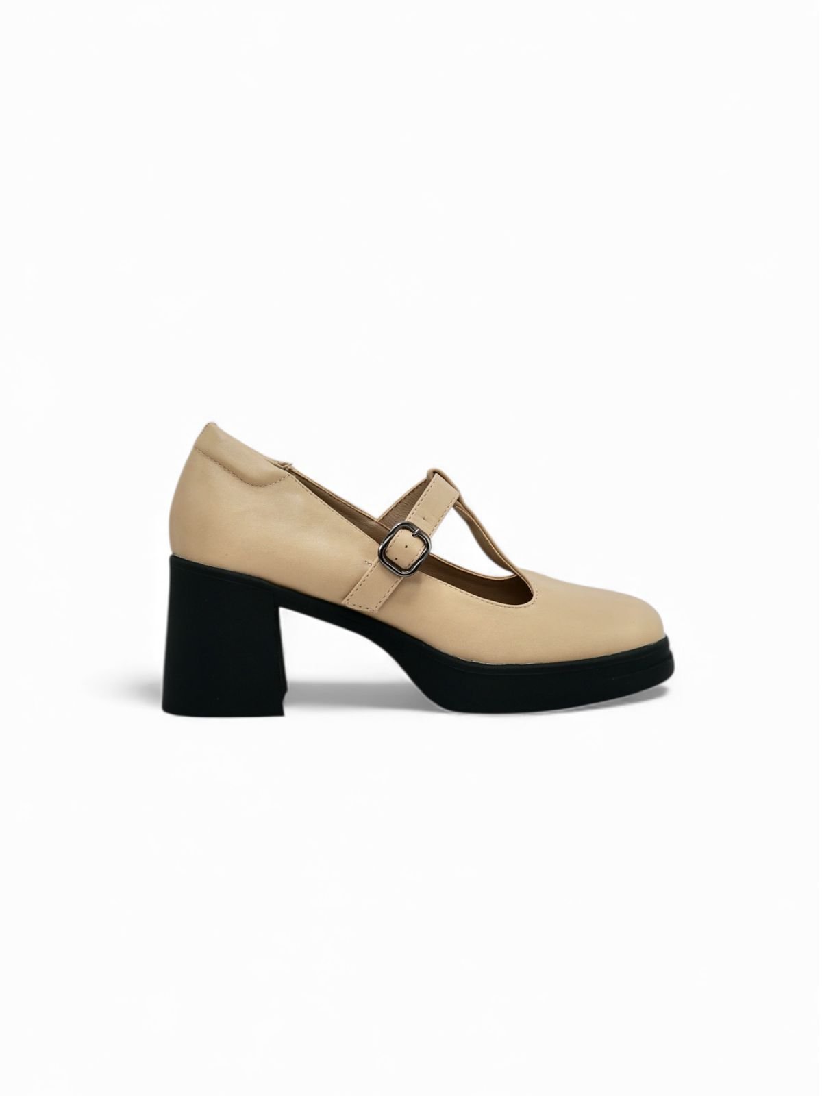 Tacones Beige Plataforma 14513 Mary Jane Hebilla Ejecutivo de mujer Zoé Brand Costa Rica