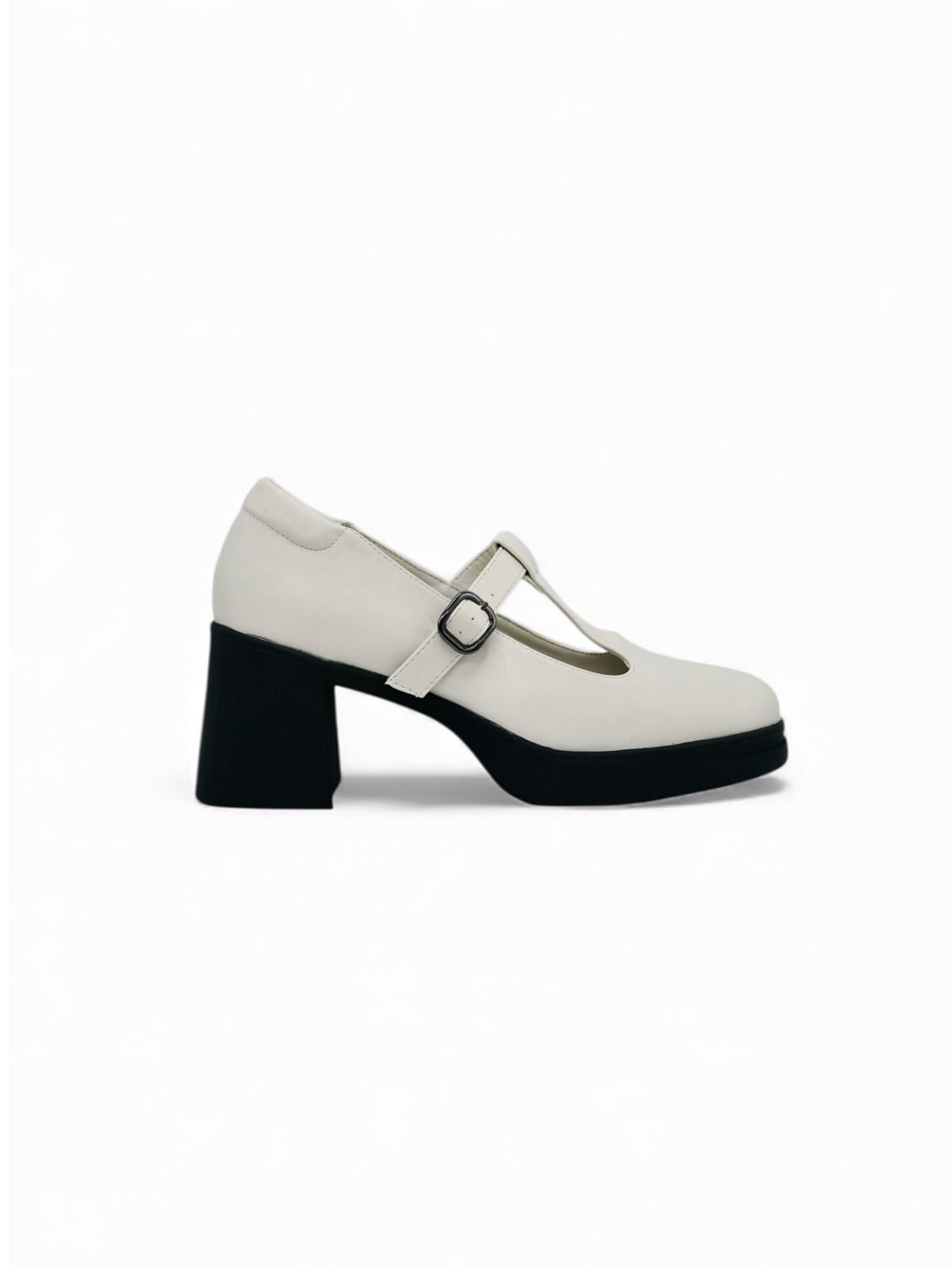 Tacones Blanco Plataforma 14514 Mary Jane Hebilla Ejecutivo de mujer Zoé Brand Costa Rica