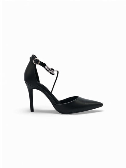 Tacones Negro Brillos 14553 Stilettos Hebilla Ejecutivo de mujer Zoé Brand Costa Rica