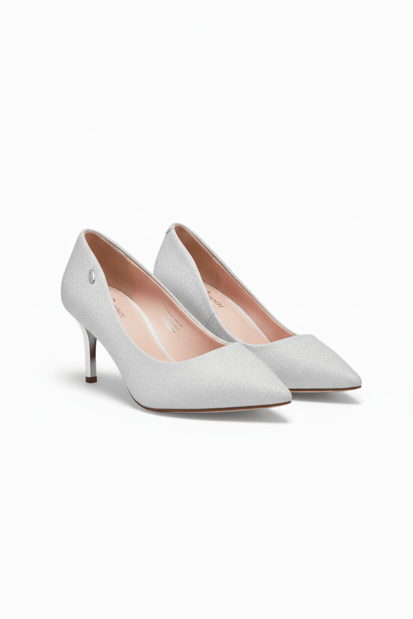 Tacones Plata 14576 Stilettos Ejecutivo de mujer Zoé Brand Costa Rica