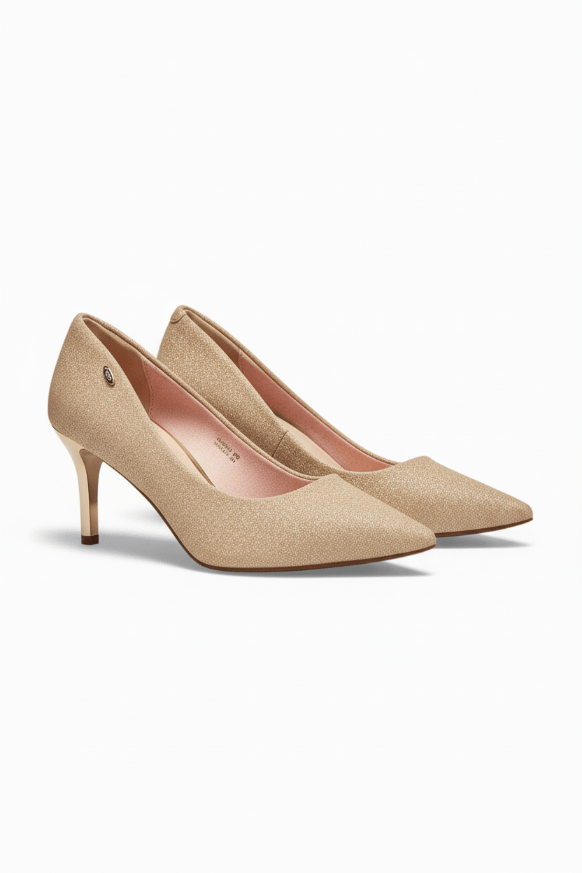 Tacones Dorado 14577 Stilettos Ejecutivo de mujer Zoé Brand Costa Rica