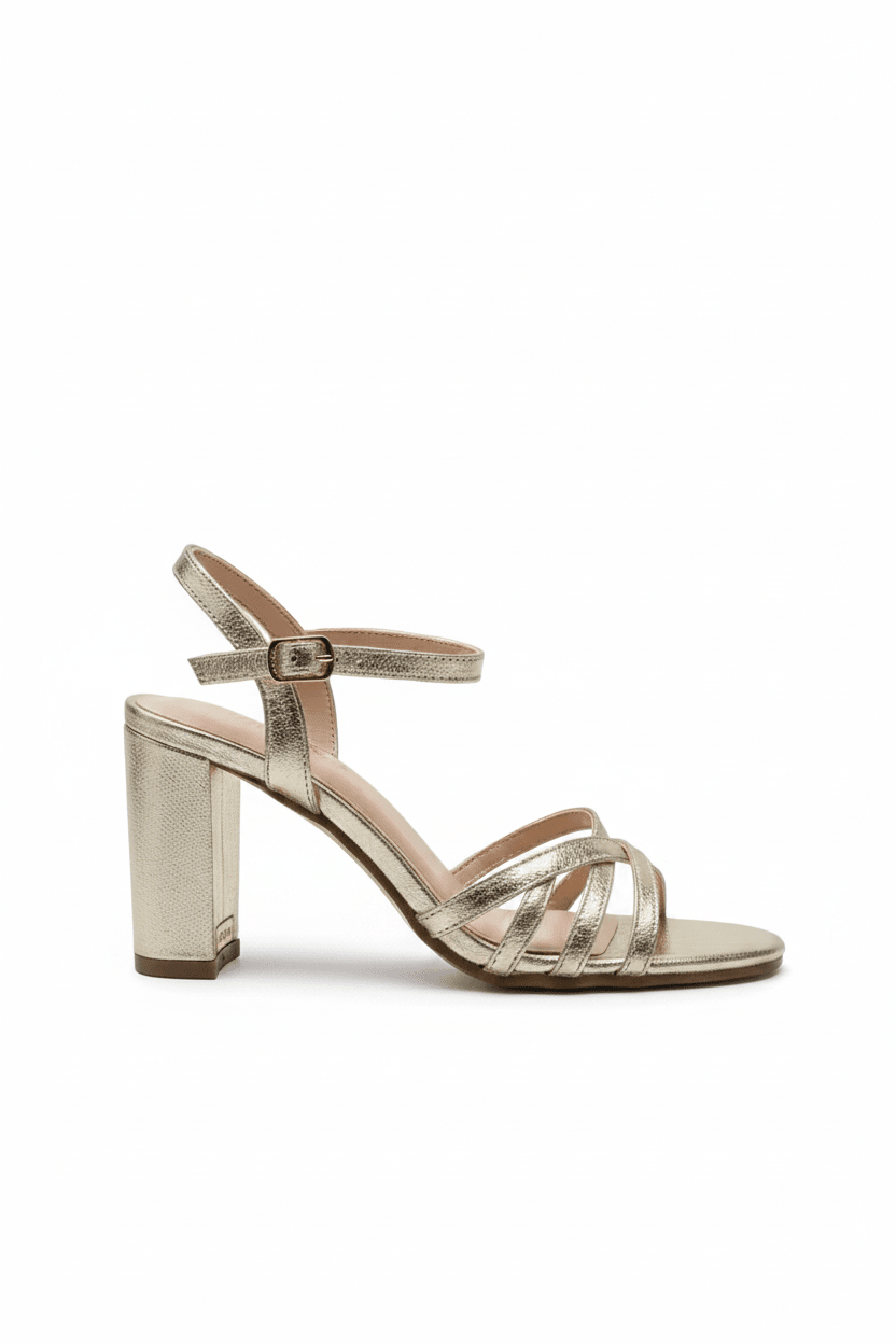 Tacones Dorado Brillos 14780 Hebilla de mujer Zoé Brand Costa Rica