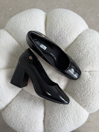 Tacones Negro Charol 14786 Ejecutivo de mujer Zoé Brand Costa Rica