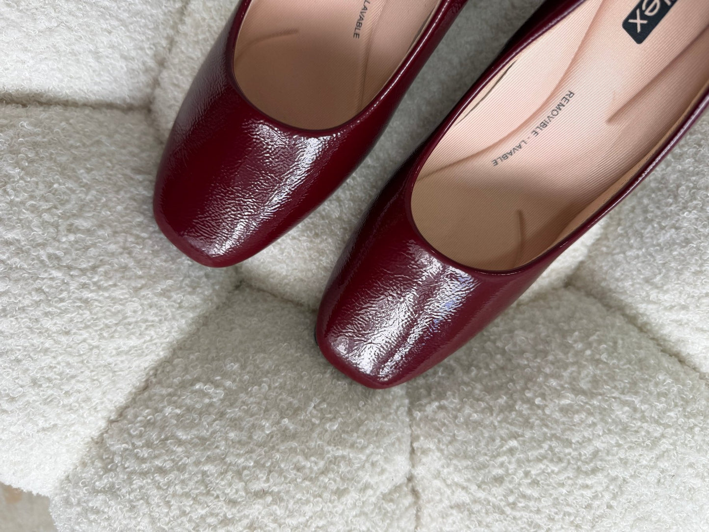 Tacones Burdeos Charol 14787 Casual Ejecutivo de mujer Zoé Brand Costa Rica