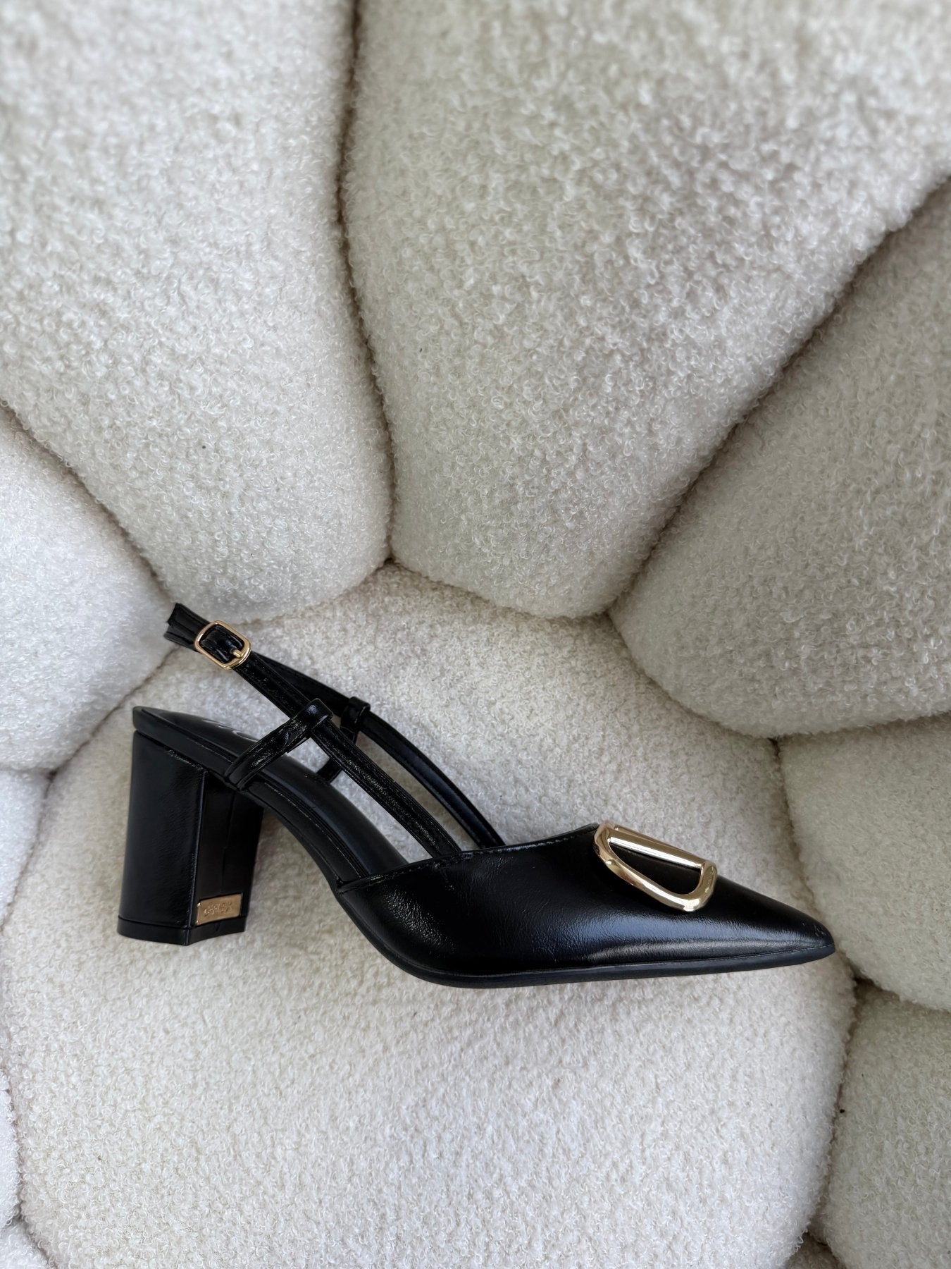 Tacones Negro 14997 Hebilla Slingback Ejecutivo de mujer Zoé Brand Costa Rica