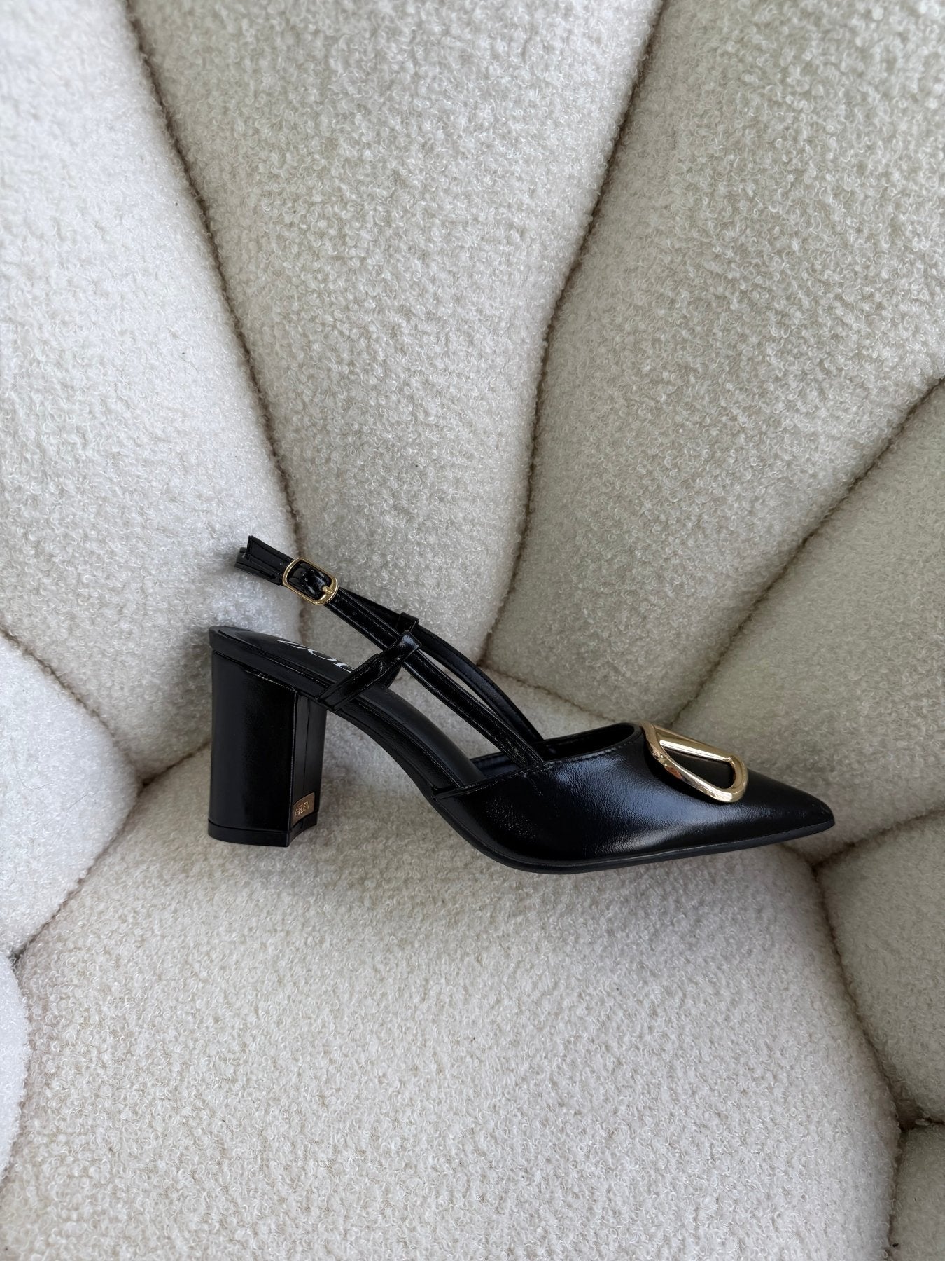Tacones Negro 14997 Hebilla Slingback Ejecutivo de mujer Zoé Brand Costa Rica