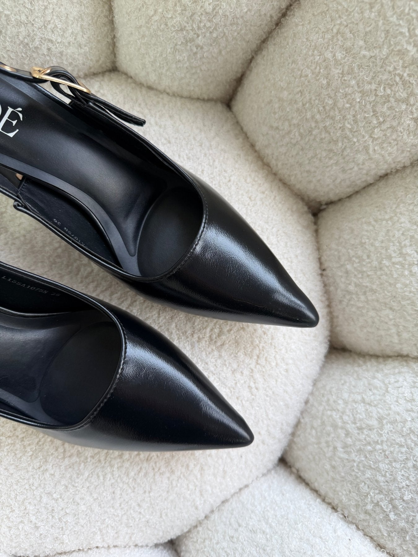 Tacones Negro 15002 Hebilla Slingback Ejecutivo Zoé Brand Costa Rica