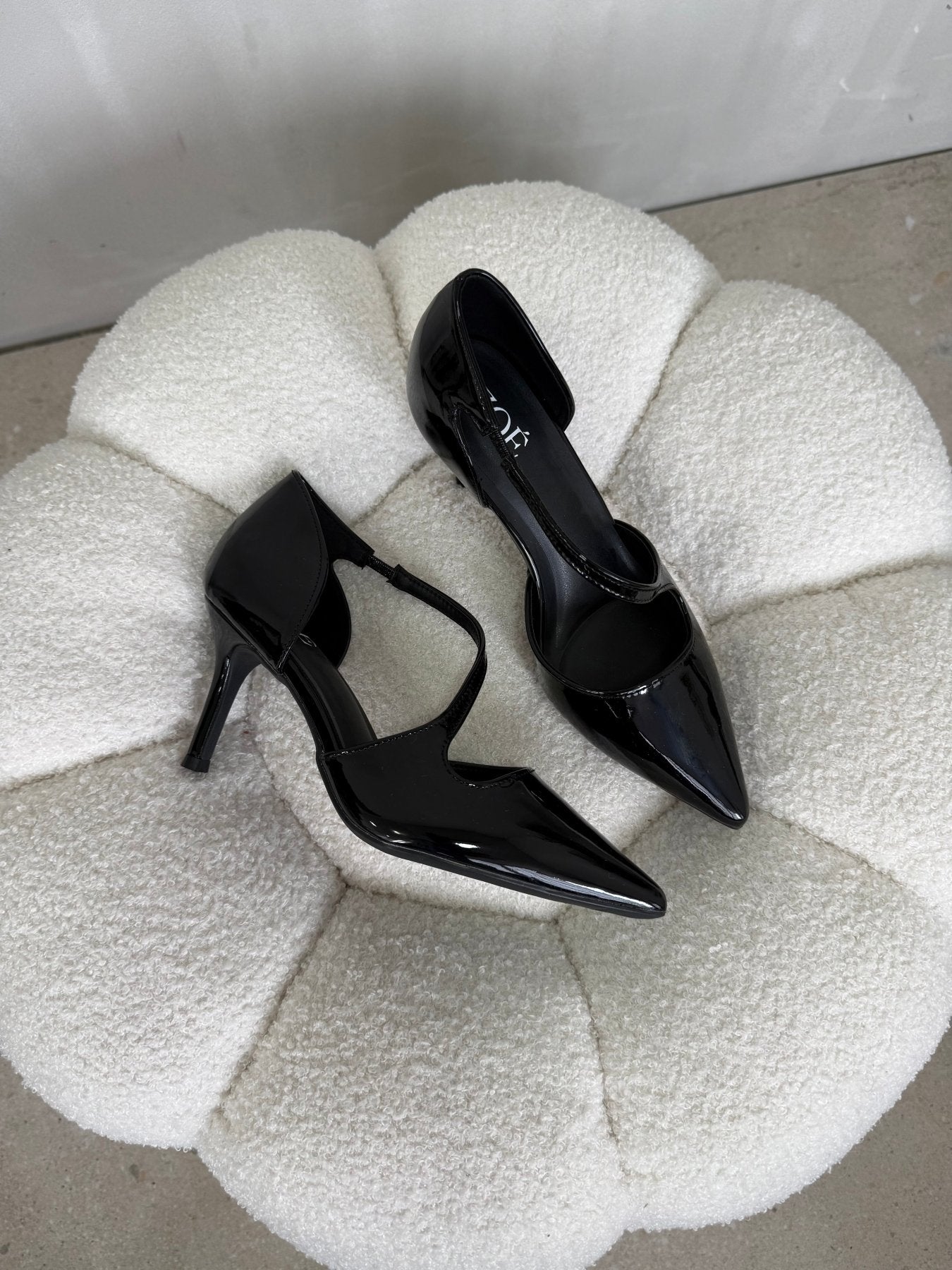 Tacones Negro Charol 15011 Slingback Ejecutivo Zoé Brand Costa Rica