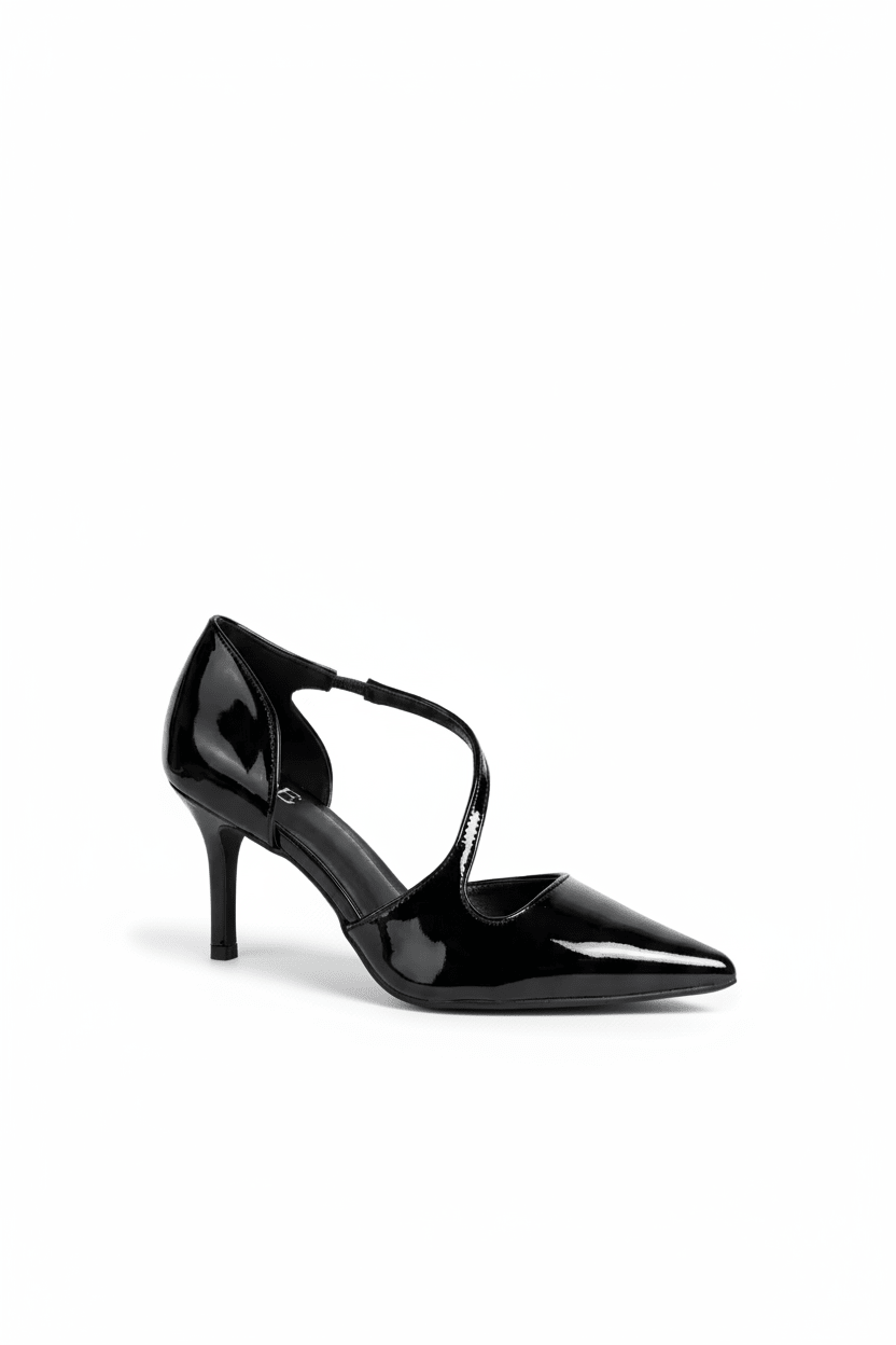 Tacones Negro Charol 15011 Slingback Ejecutivo Zoé Brand Costa Rica