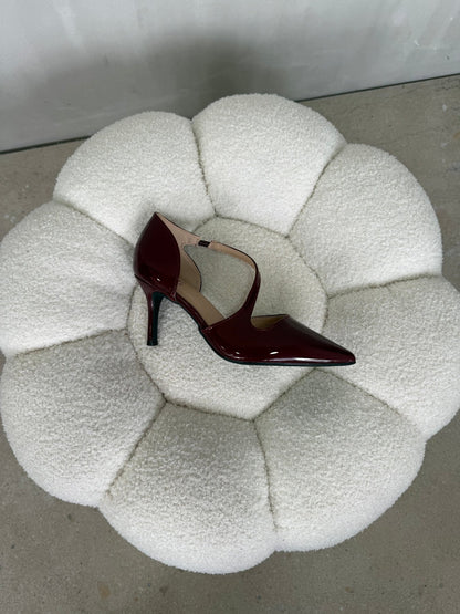 Tacones Burdeos Charol 15012 Stiletos Ejecutivo Zoé Brand Costa Rica