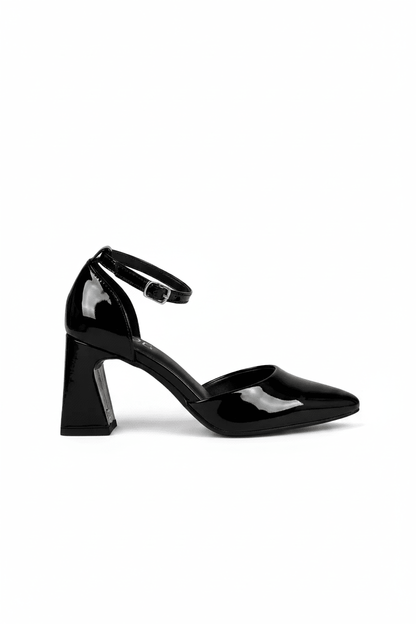 Tacones Negro Charol 15017 Hebilla Ejecutivo Zoé Brand Costa Rica