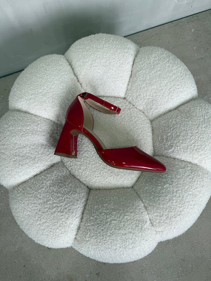 Tacones Rojo Charol 15018 Hebilla Ejecutivo Zoé Brand Costa Rica