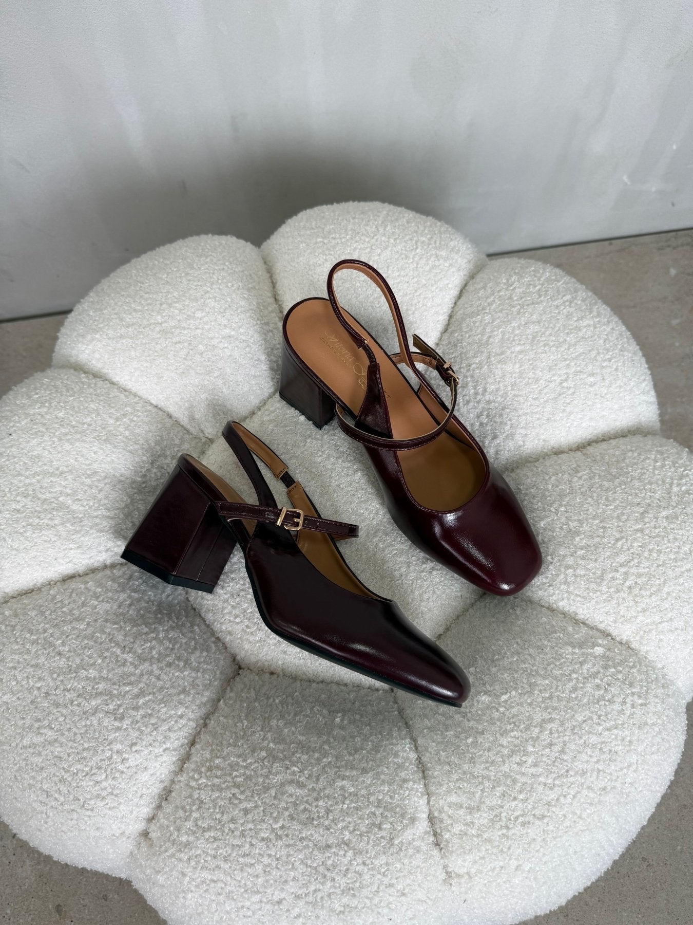 Tacones Burdeos 15049 Slingback Ejecutivo Zoé Brand Costa Rica