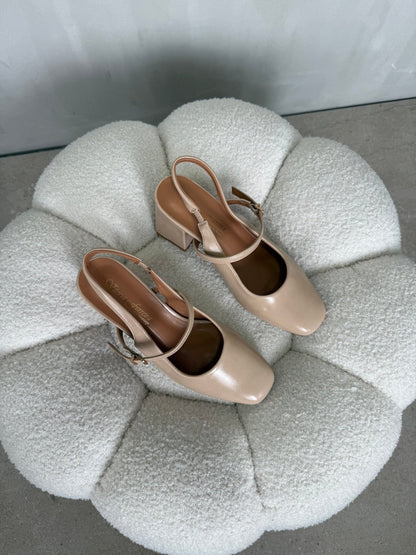 Tacones Nude 15050 Slingback Ejecutivo Zoé Brand Costa Rica