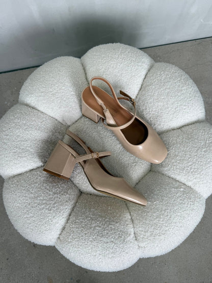 Tacones Nude 15050 Slingback Ejecutivo Zoé Brand Costa Rica