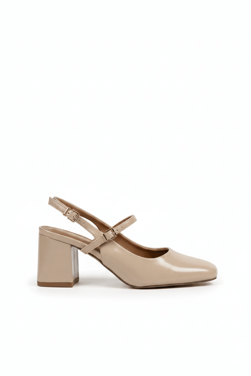 Tacones Nude 15050 Slingback Ejecutivo Zoé Brand Costa Rica